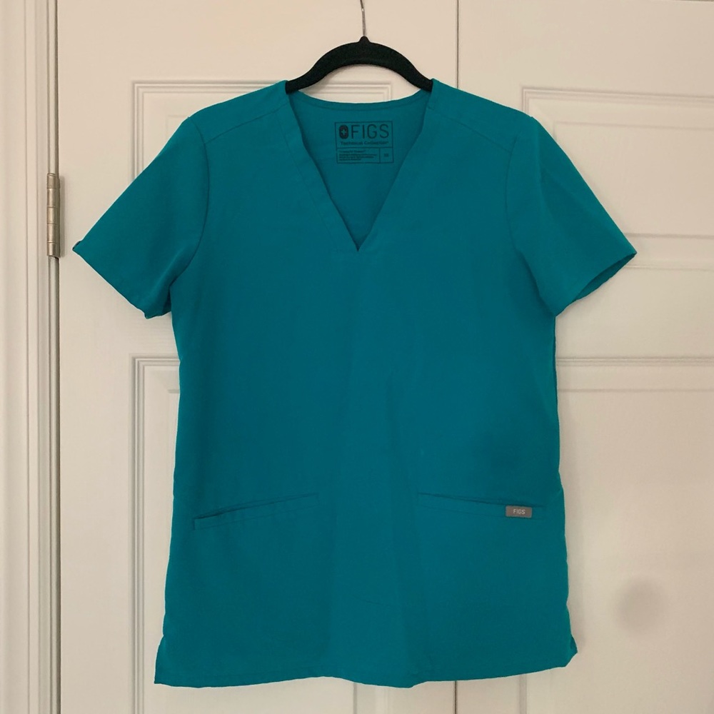 Figs Teal Women's Top